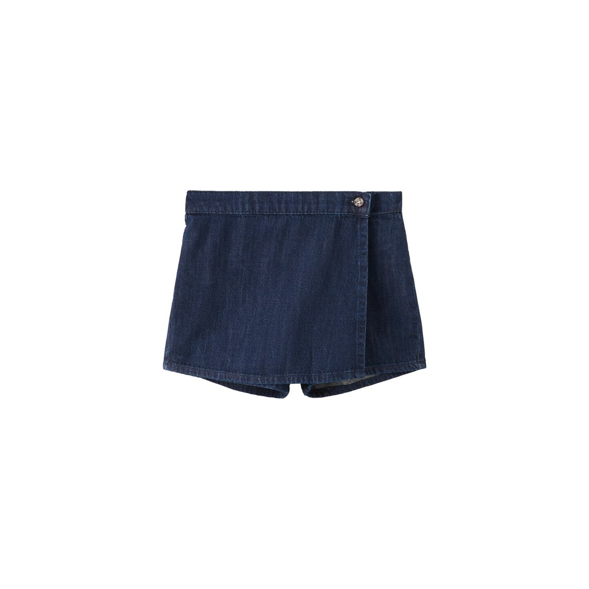 Jupe short en jean bleu foncé, MANGO KIDS