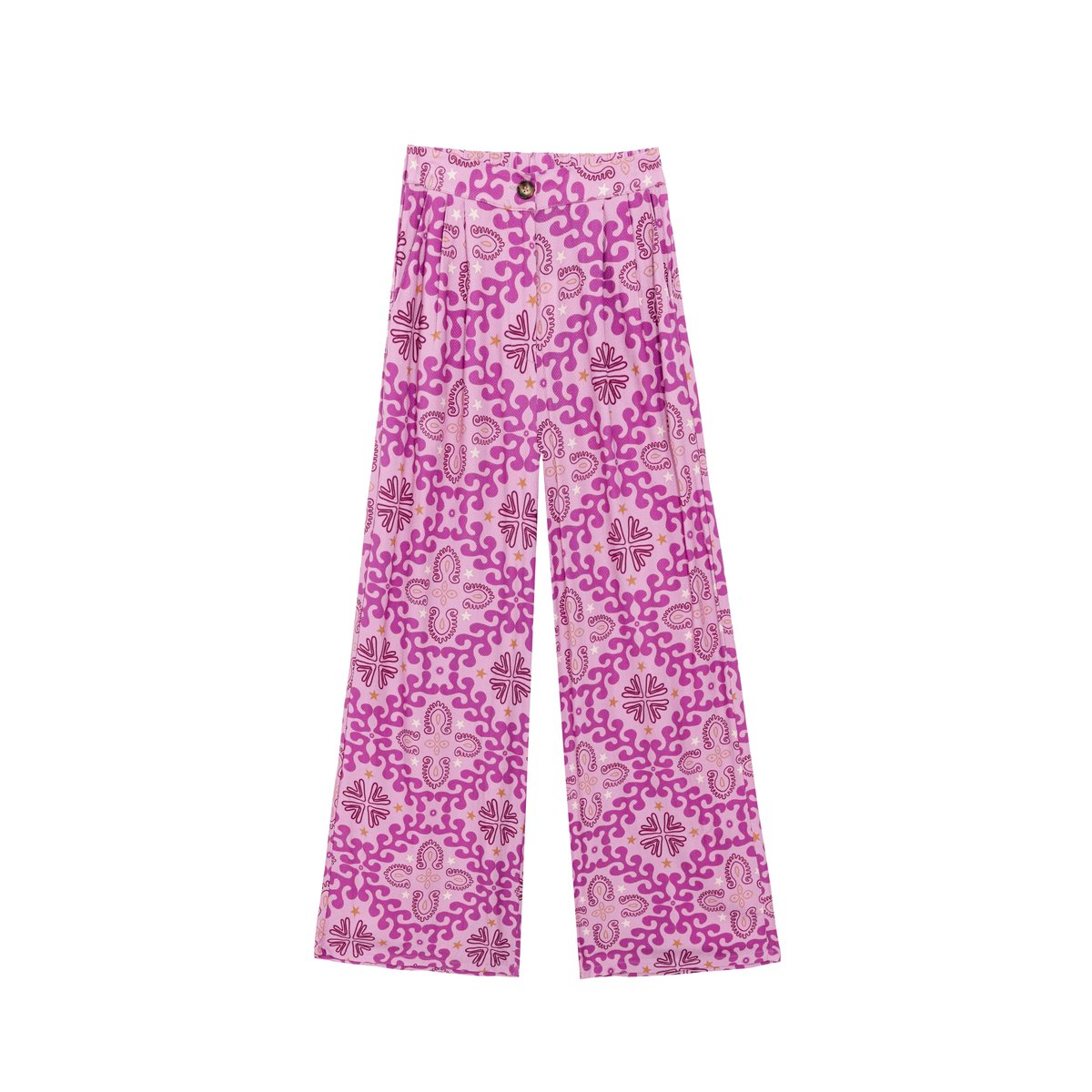 Pantalon large imprimé ethnique POZO 47-cowboy, LA PETITE ETOILE