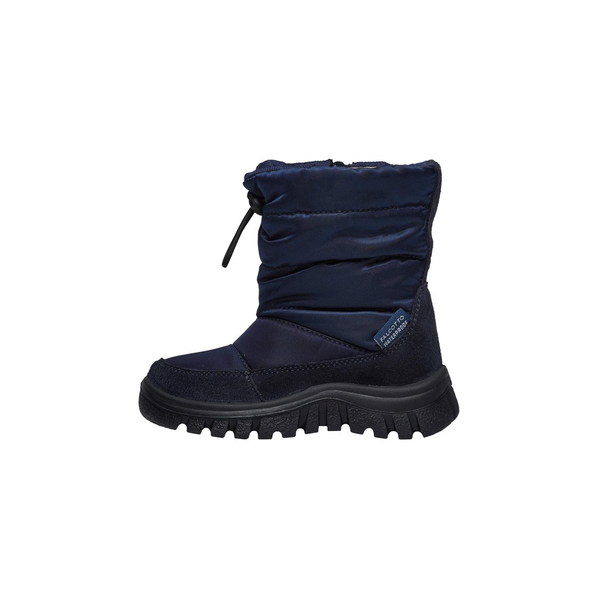 Bottes en suède et tissu POZNURR 3 WP marine, FALCOTTO