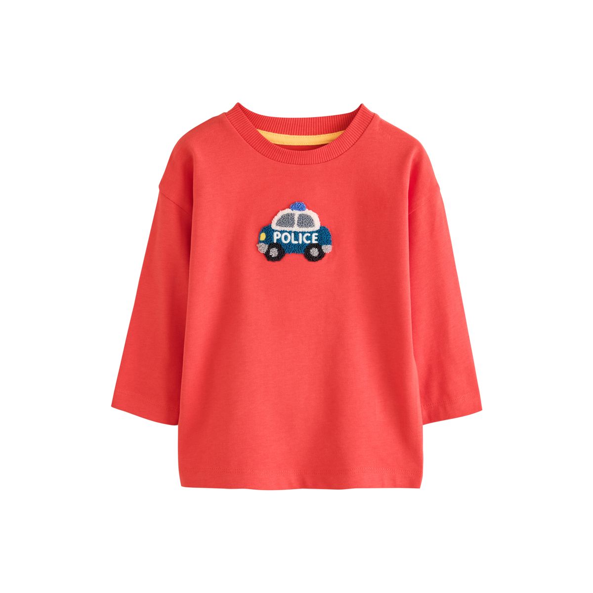 T-shirt à manches longues/appliqué, lot de 3 multi bright transport, NEXT