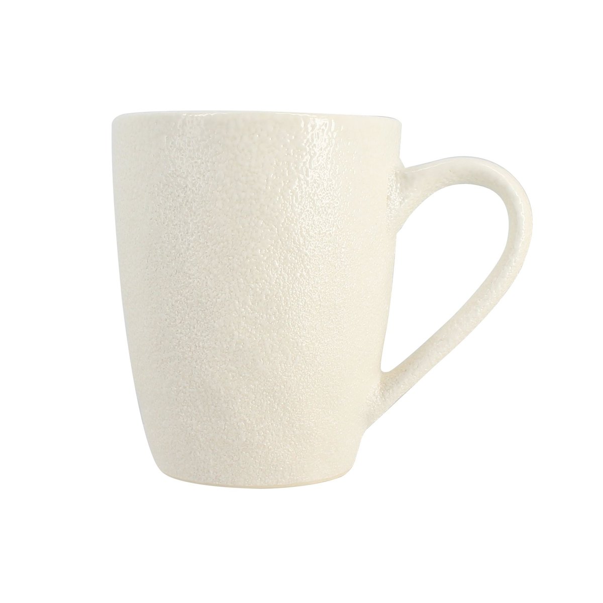 Lot de 6 mugs en grès 33cl, SNOWSTACK blanc, OGO LIVING