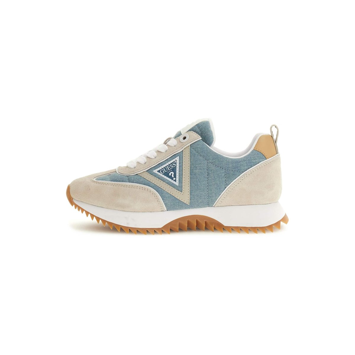 Baskets De Running Bail Cuir Mélangé blau multi, GUESS