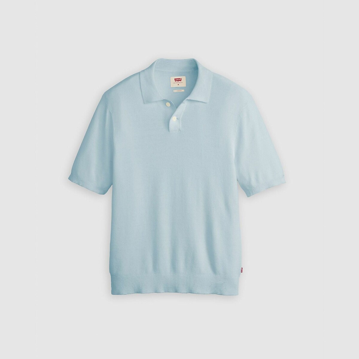 Cotton/Linen Polo Shirt sky blue, LEVI'S