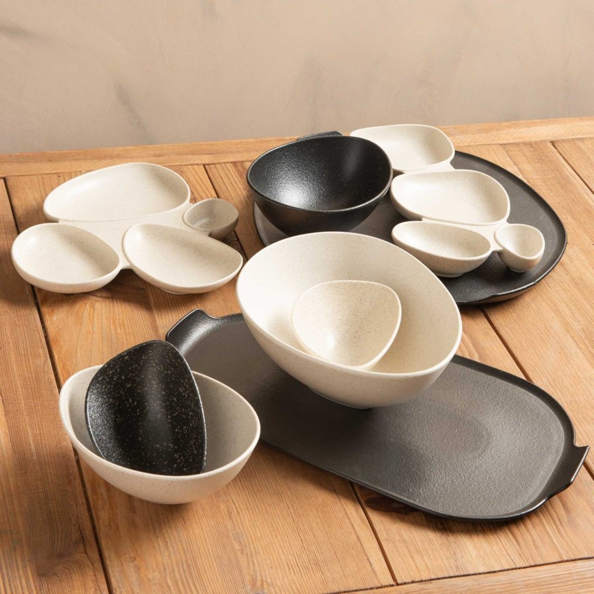 Saladier Dipsa 23x19 cm crème / ivoire, TABLE PASSION