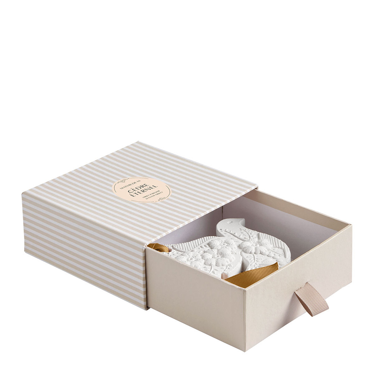 Décor parfumé Colombe en Fleurs CÈDRE ÉTERNEL blanc, MATHILDE M