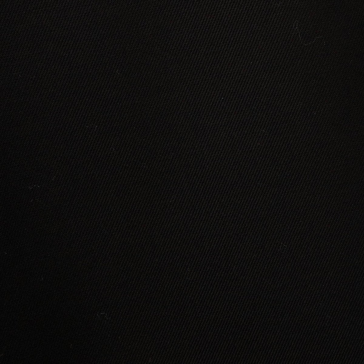 Pantalon large fluide uni noir, MONOPRIX