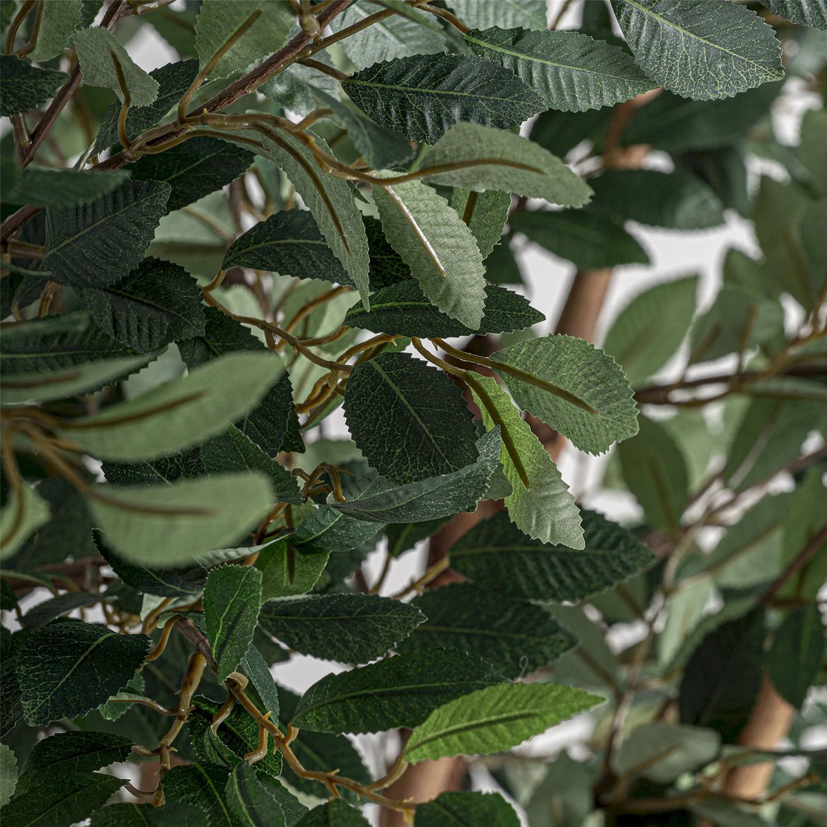 Ficus artificiel décoratif contemporain vert et marron, RECOLLECTION