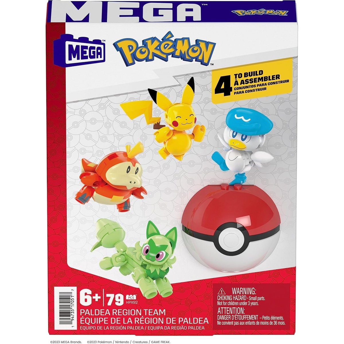 Mega Coffret construction multicolore, MATTEL