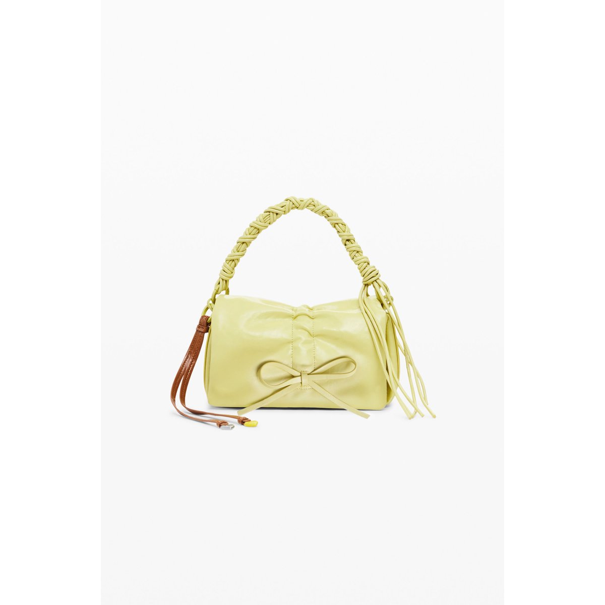 Petit sac à nœud brillant vert, DESIGUAL