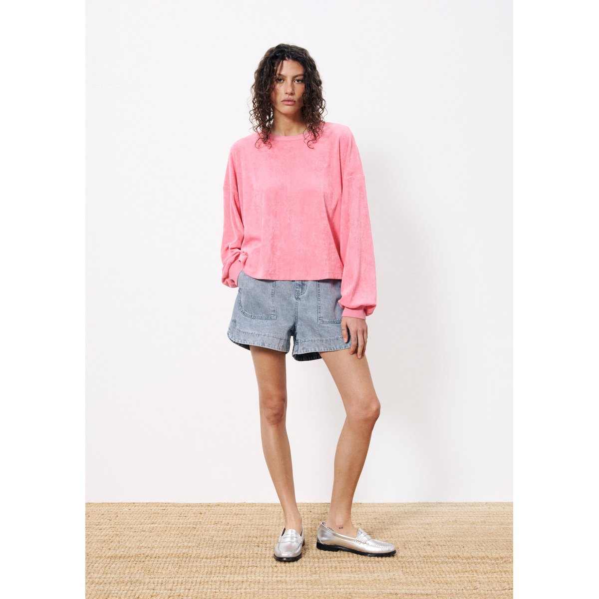 Sweatshirt CALLISTE Rose rose, FRNCH