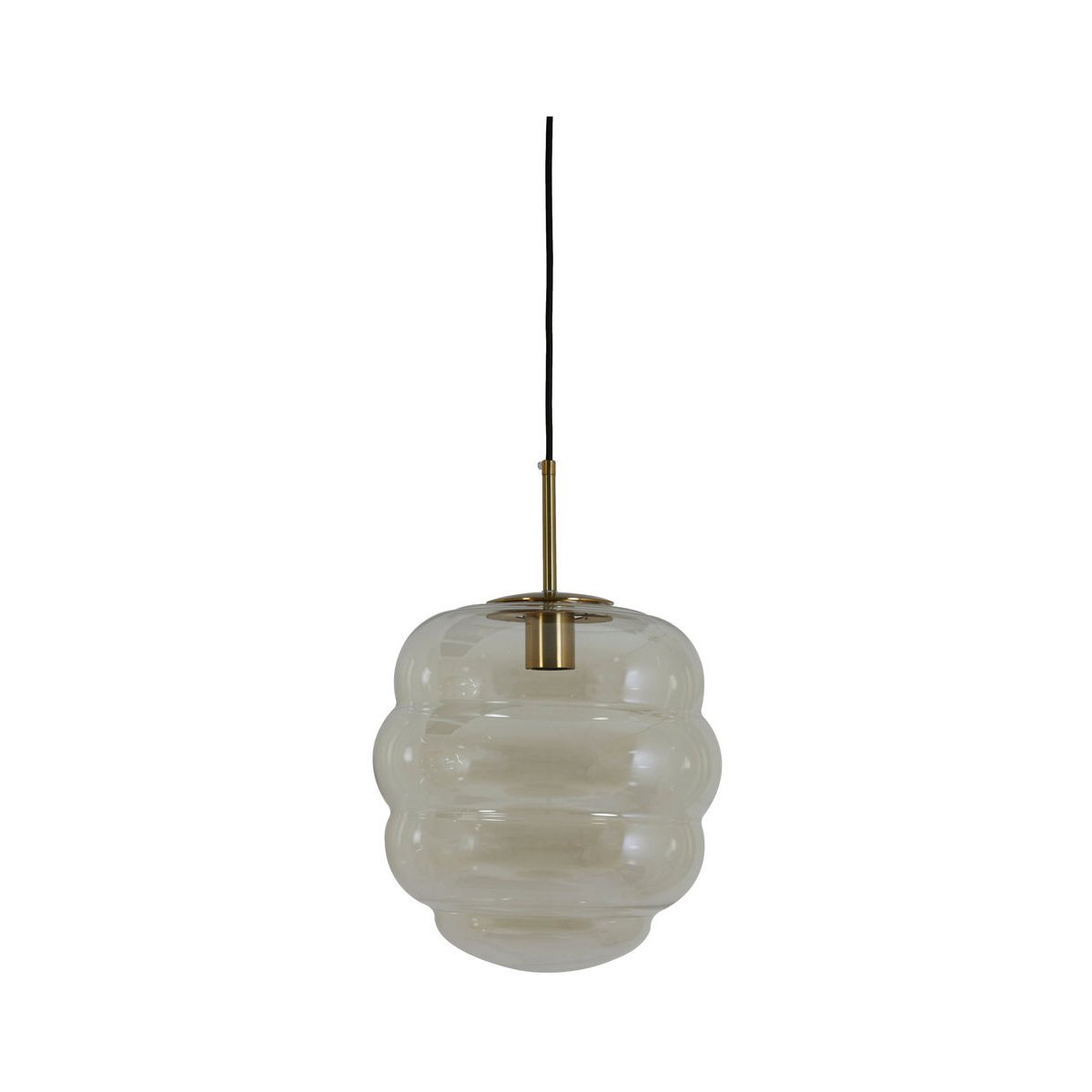 Suspension - M ambre et doré, LIGHT & LIVING