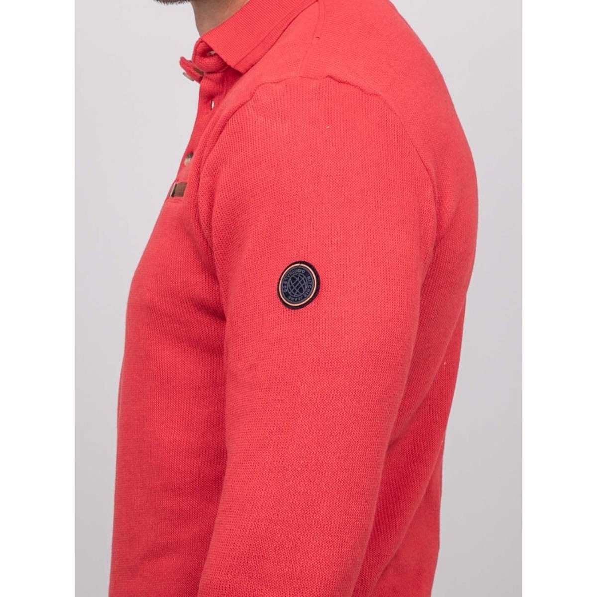 Polo Manches Longues Wiritix rouge, RITCHIE