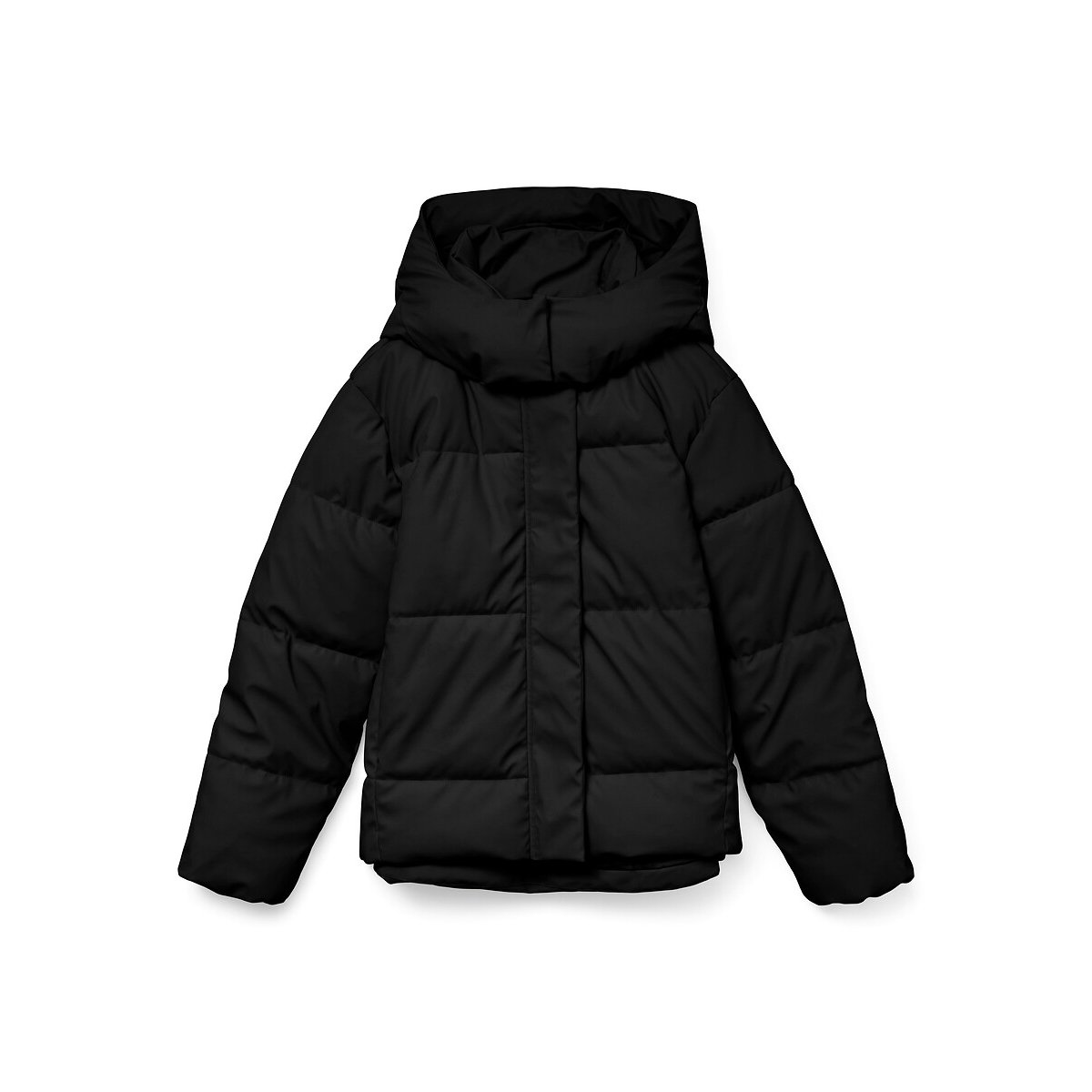 Short Hooded Padded Jacket black, VERO MODA