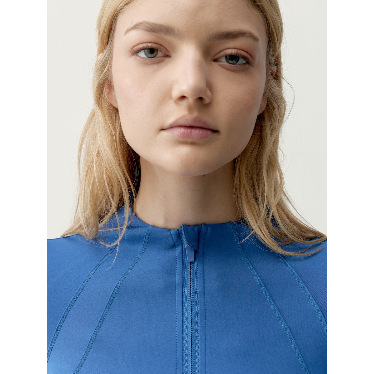 Veste de sport femme Flippo Avec poches effet gainant fermeture éclair azur, BORN