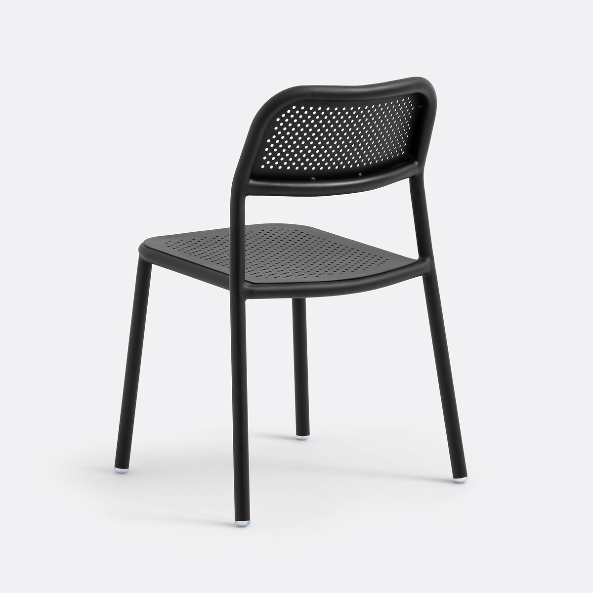 Lot de 2 chaises de jardin aluminium, Lyona noir, LA REDOUTE INTERIEURS