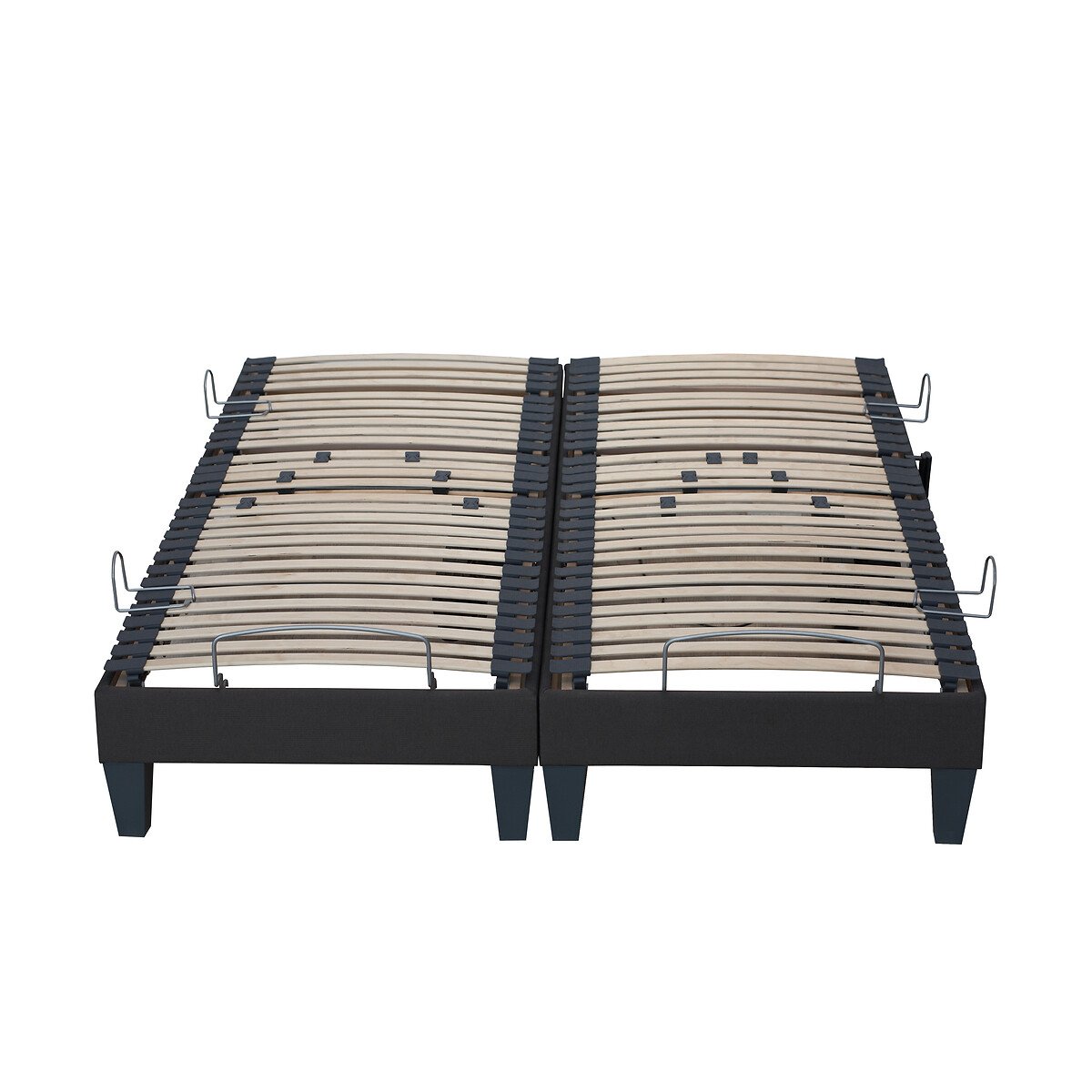 Electric Bed and Firm Memory Foam Mattress Set charcoal grey, LA REDOUTE INTERIEURS