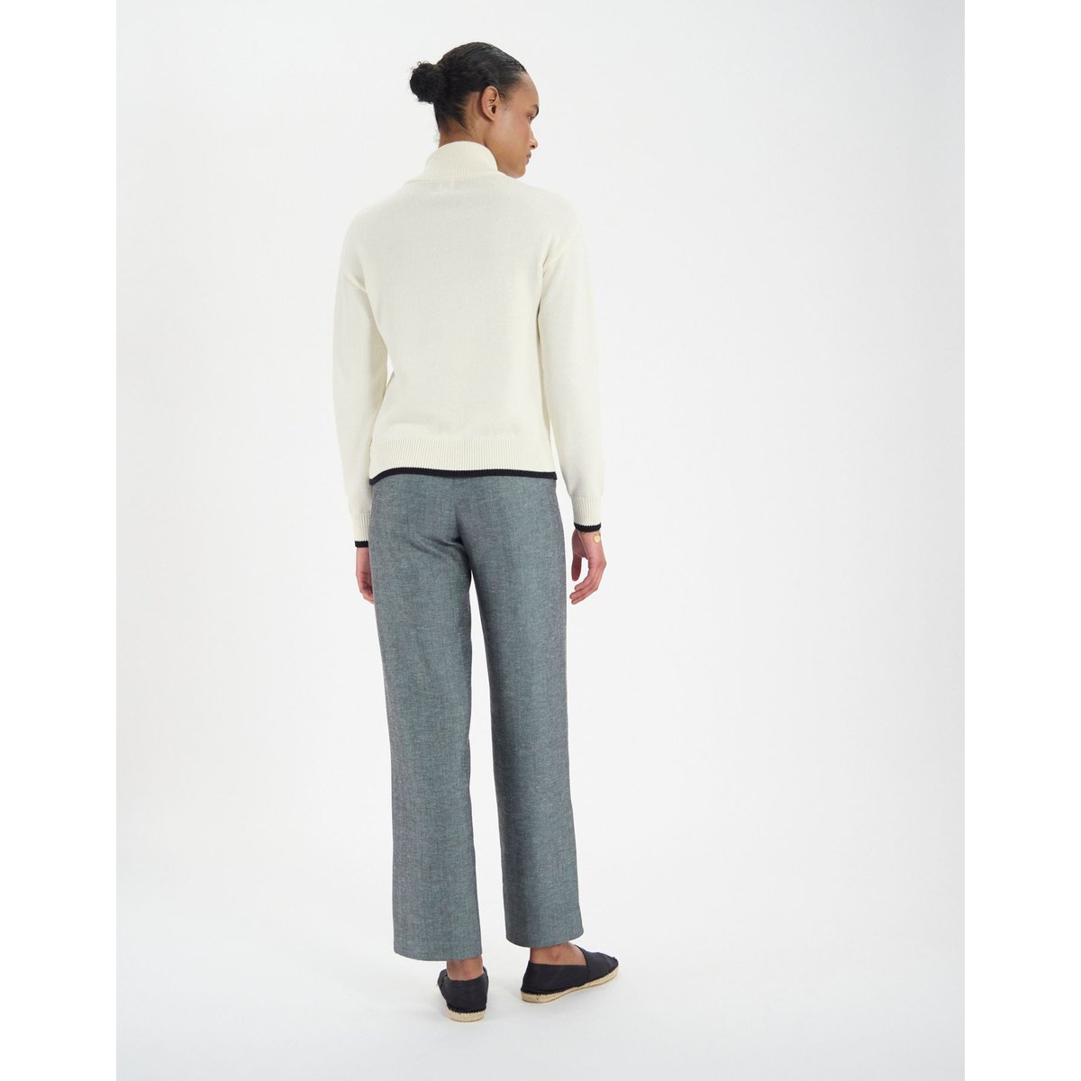 Cardigan Atticus en coton écru ecru, INES DE LA FRESSANGE PARIS