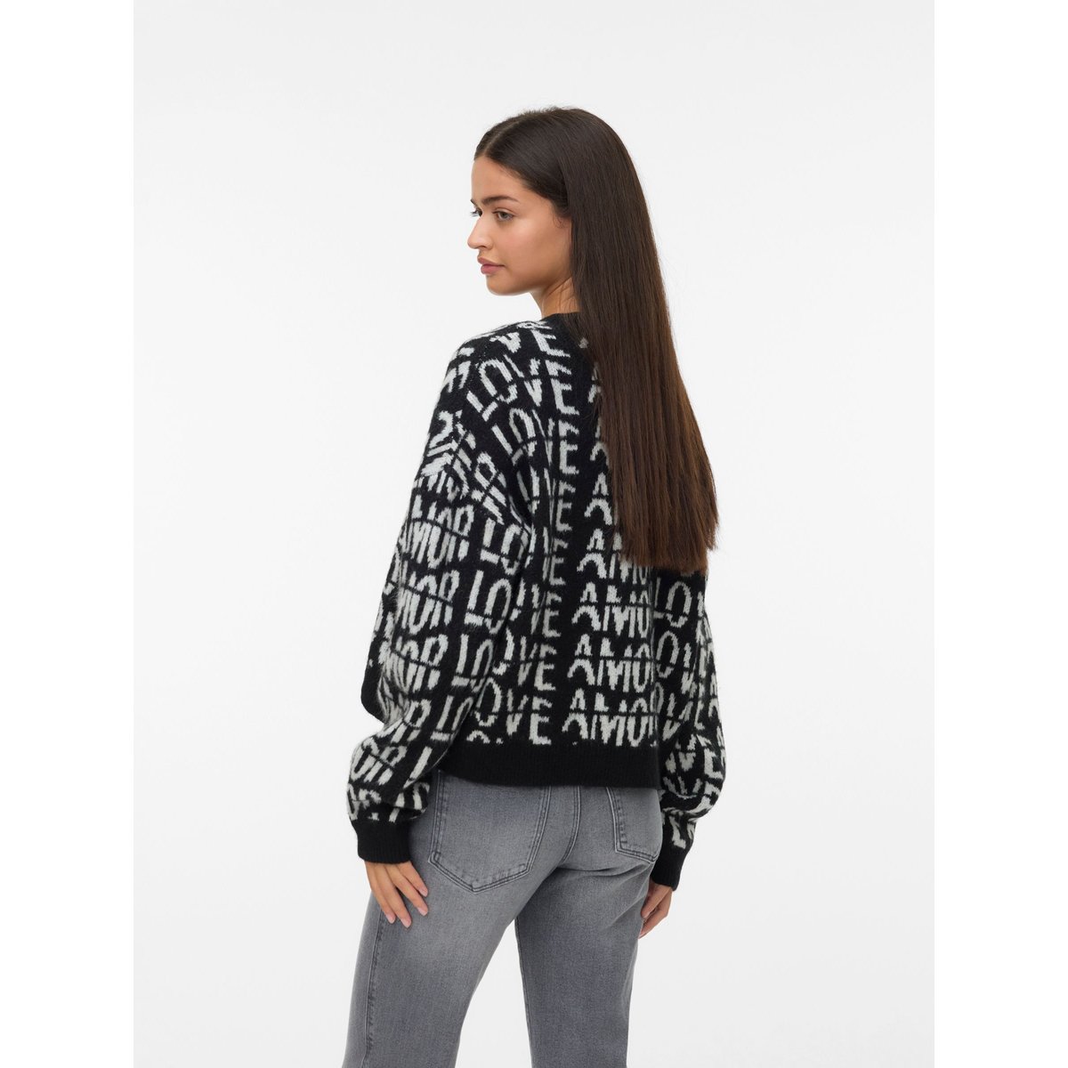Pull En Maille black 1, VERO MODA
