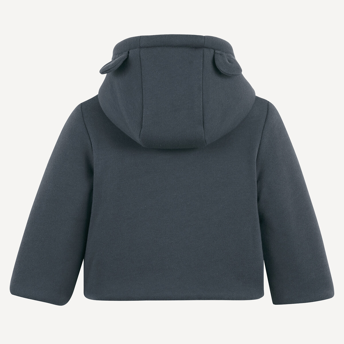 Gilet capuche fixe, en molleton, hiver marine, LA REDOUTE COLLECTIONS
