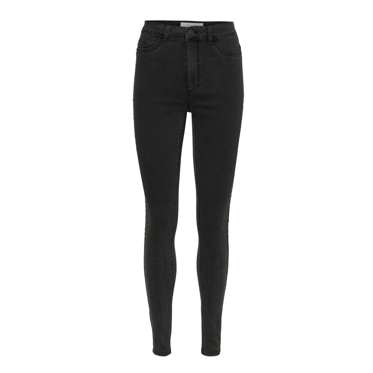 Jean Skinny, taille haute dark grey denim, NOISY MAY