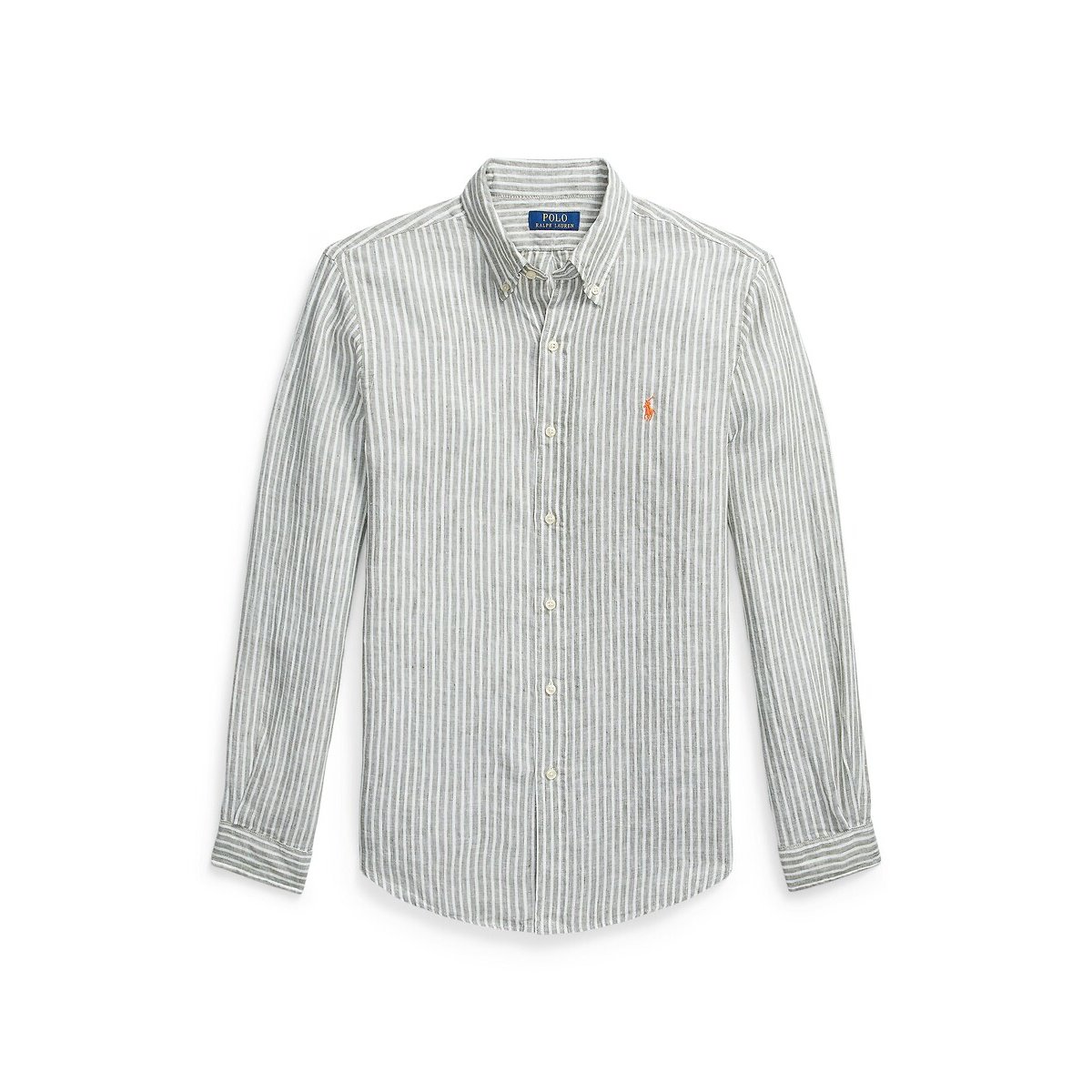 Chemise en lin kaki/blanc, POLO RALPH LAUREN