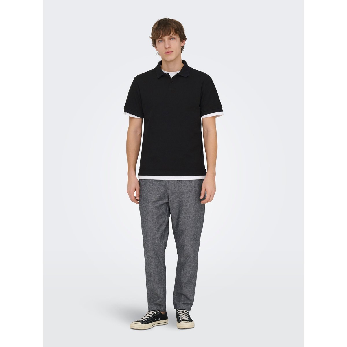 Polo black 1, ONLY & SONS
