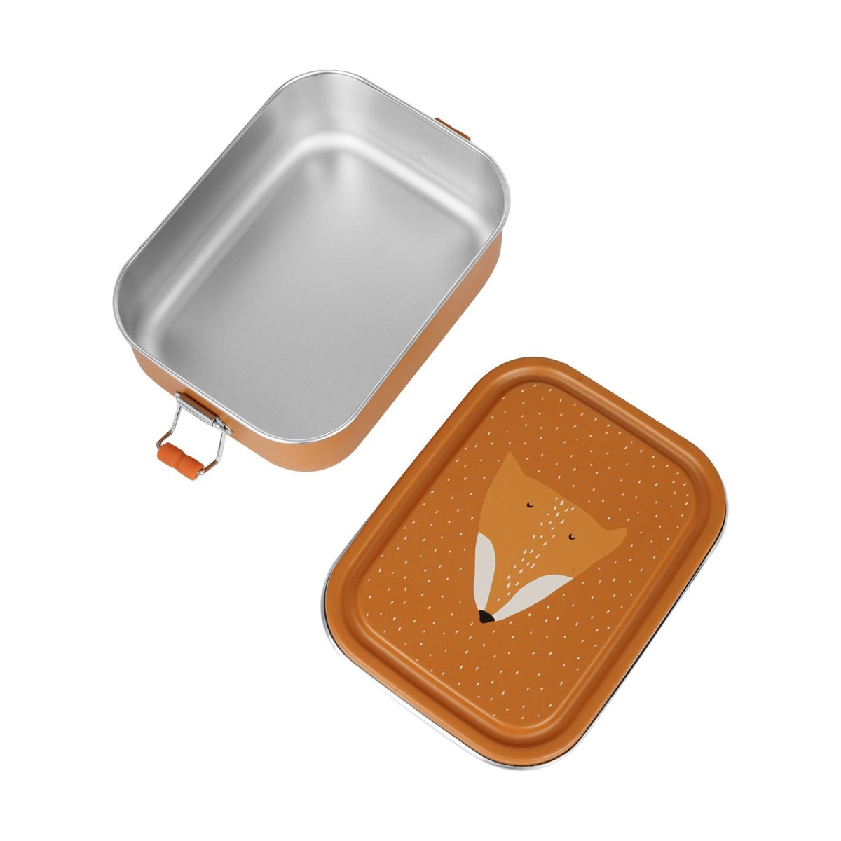 Petite lunch box orange, blanc, noir, TRIXIE