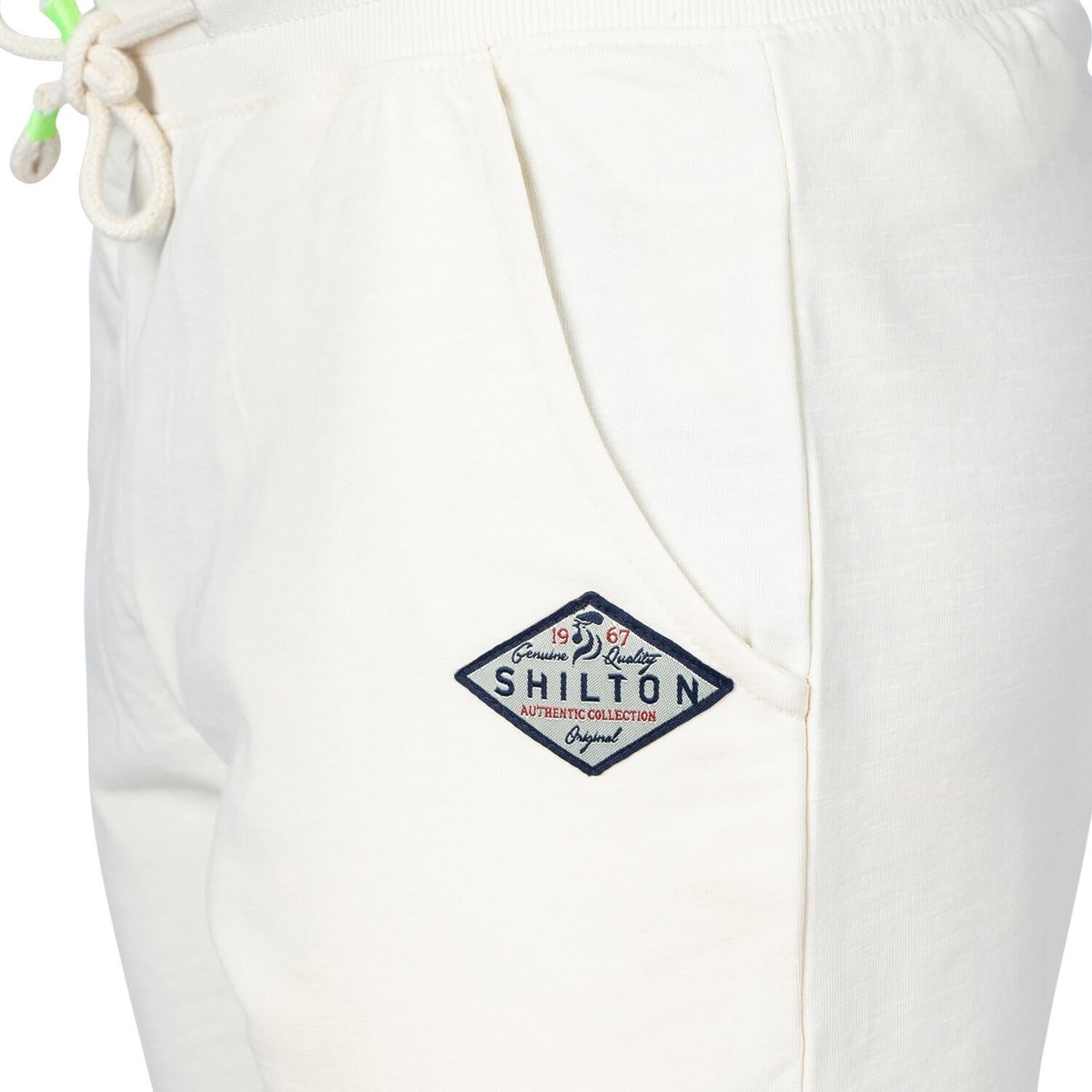 Short molleton unity ecru, SHILTON