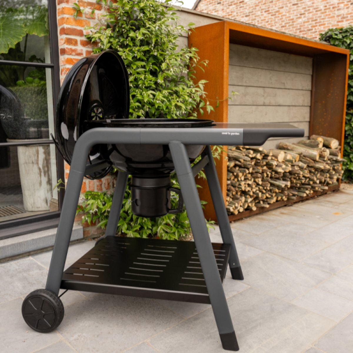 Barbecue charbon, TONINO 60 noir, COOK IN GARDEN
