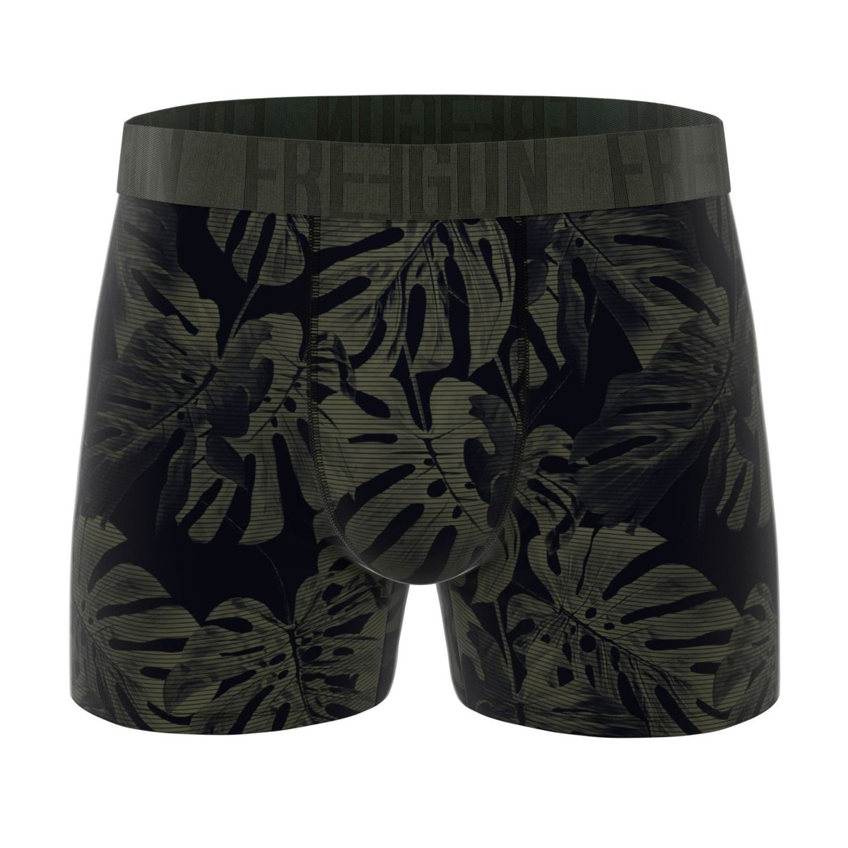 Lot De 3 Boxers Flower kaki/noir/rouge/bleu/jaune, FREEGUN