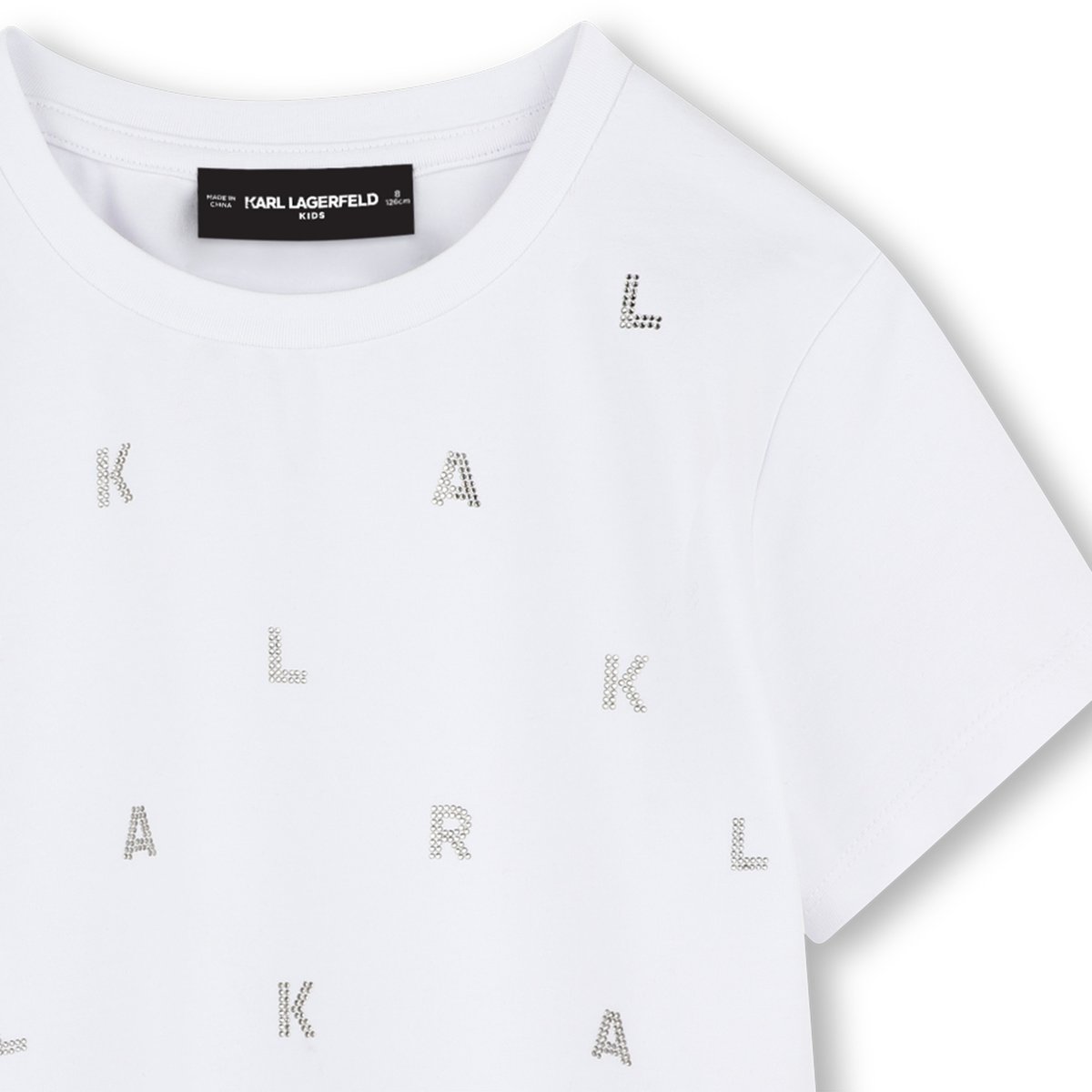T-shirt blanc, KARL LAGERFELD KIDS
