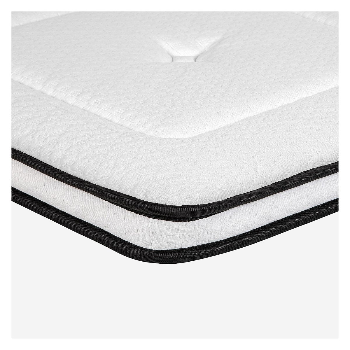 Surmatelas en mousse à mémoire de forme SERENITE blanc, HABITAT