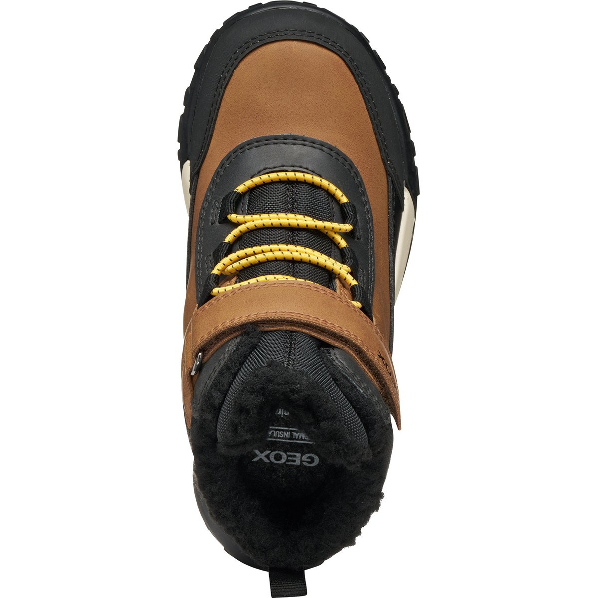 Bottes Et Bottines J TREKKYUP B ABX marron clair/noir, GEOX