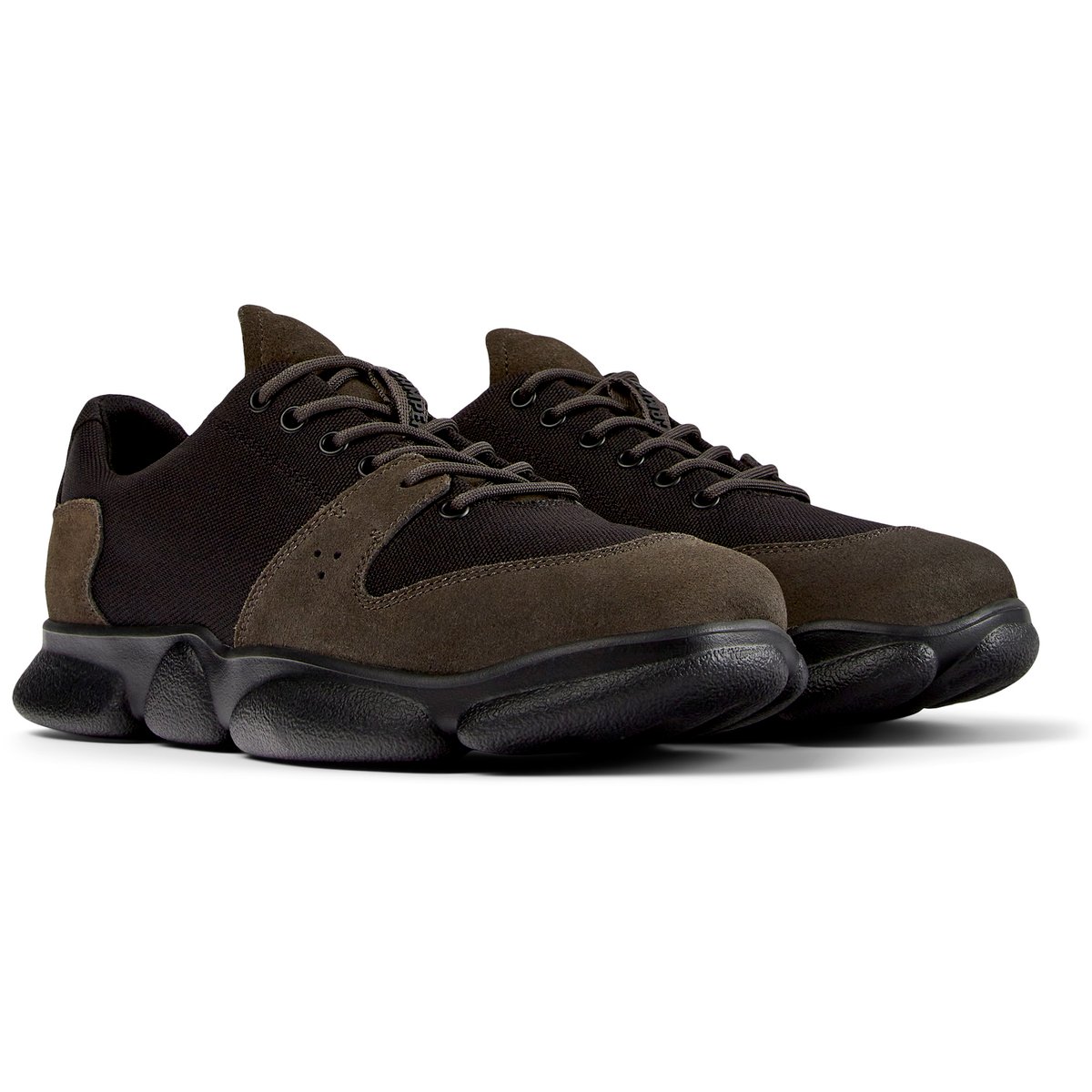 Baskets Karst cuir noir / gris, CAMPER
