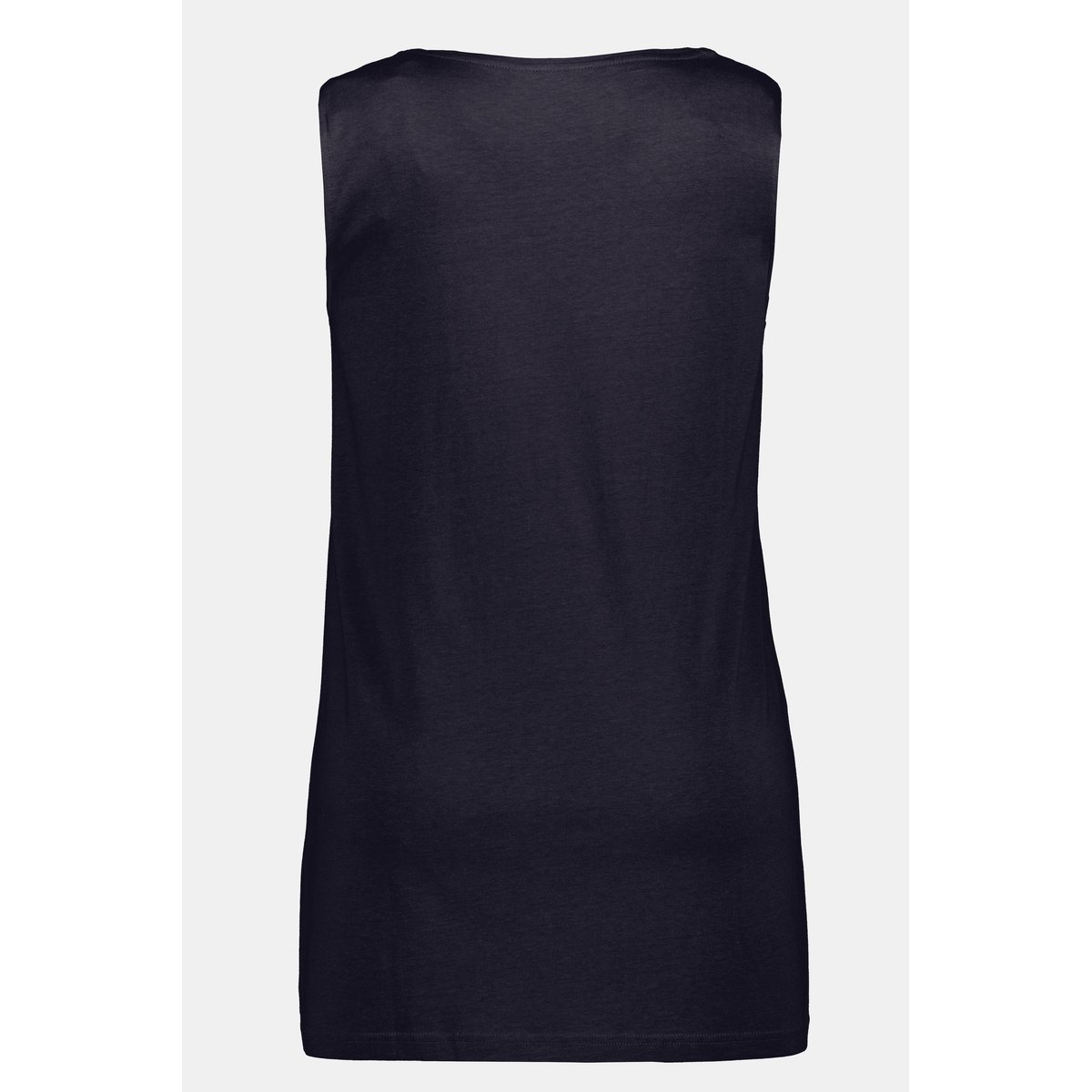 Top, plis fantaisie, ligne A, sans manches marine, ULLA POPKEN