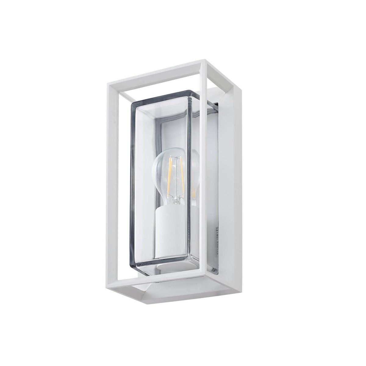 Applique extérieure en aluminium moderne blanc, ARCCHIO