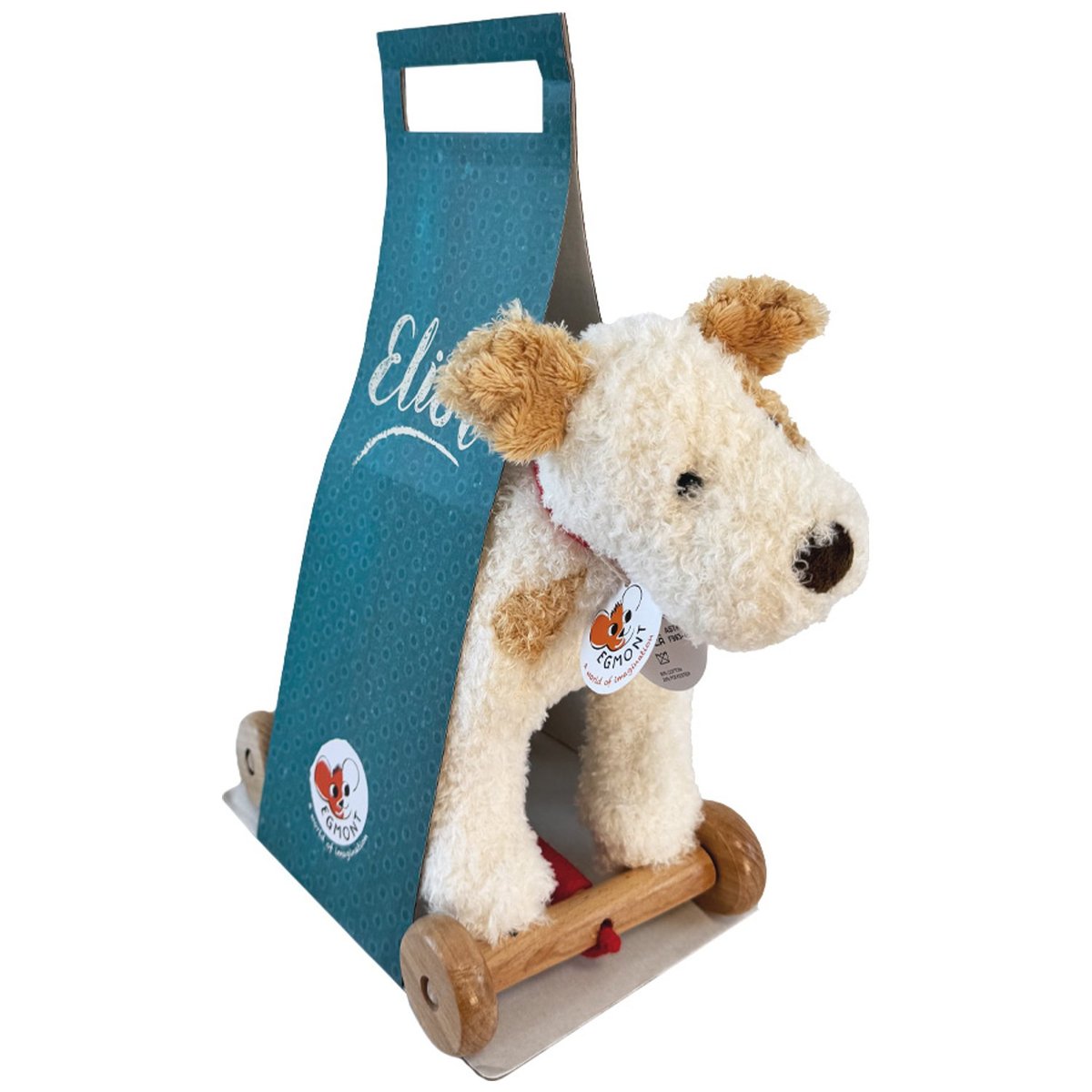 Jouet à tirer blanc, marron, EGMONT TOYS