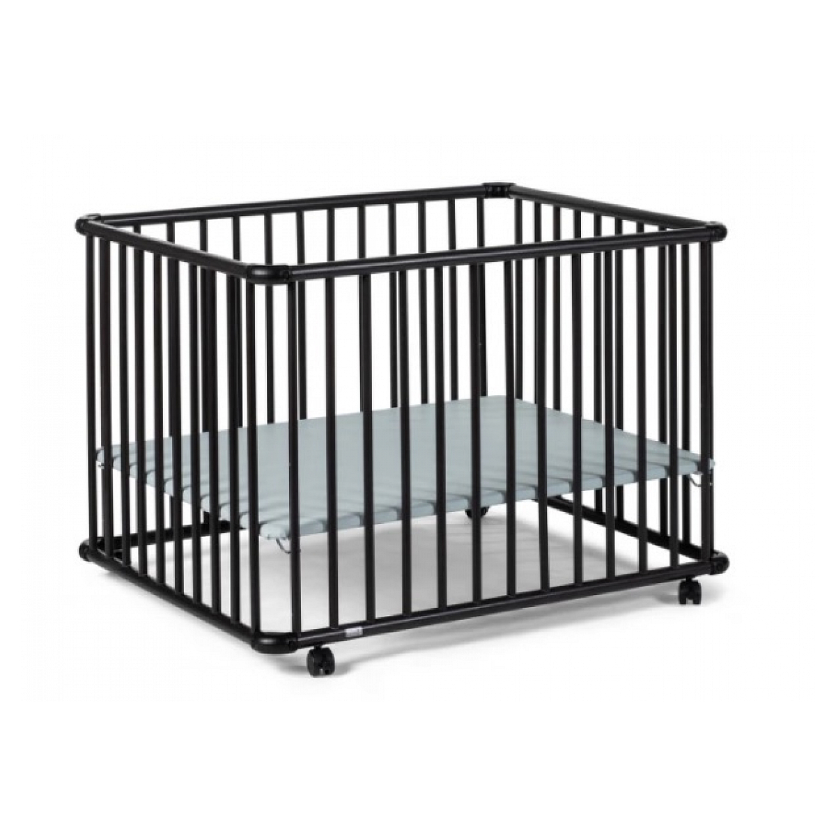 Parc BELAMI + fond reglable 97 x 97 x 71 Cadre Wenge Decor Vert d Eau vert, GEUTHER