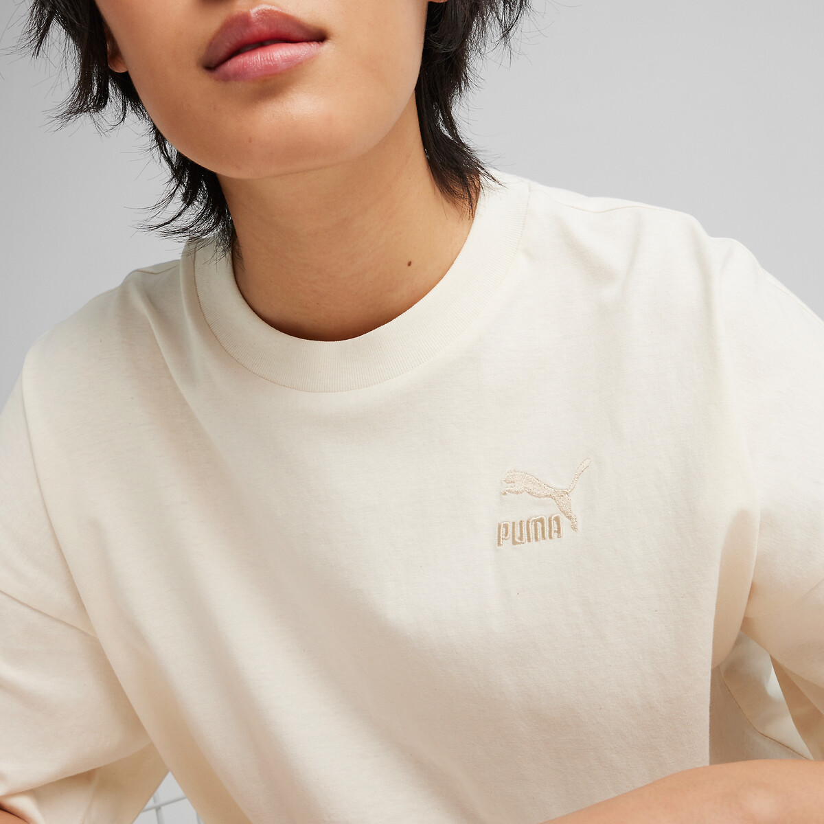 T-shirt ample Better Classics ecru, PUMA
