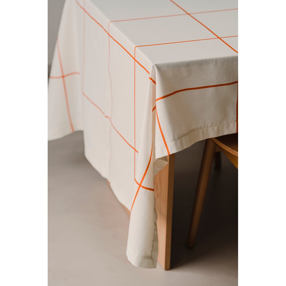 Nappe en coton et lin MARR écorce d’orange, NOO.MA