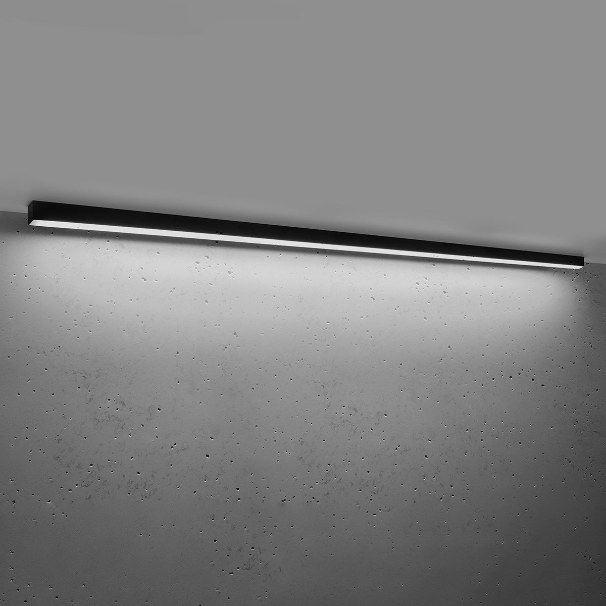 Plafonnier Aluminium Noir LED 1 Pinne noir, EDEN