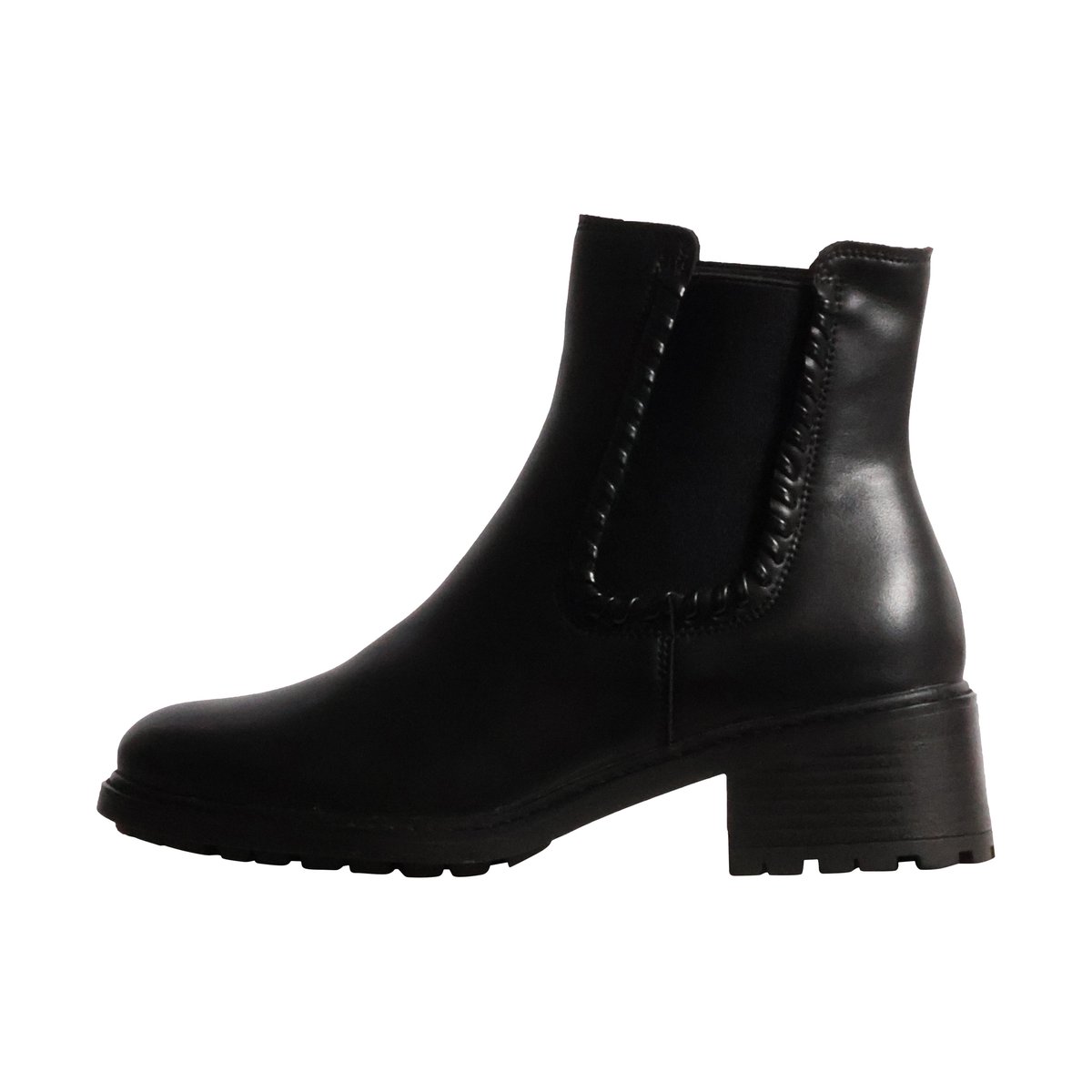 Bottines Cuir Alénoa noir, THE DIVINE FACTORY