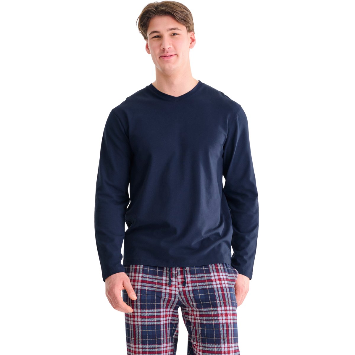Haut pyjama top manches longues COSY NIGHTS bleu, LISCA