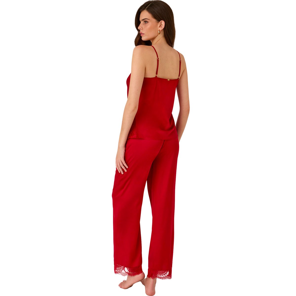 Pyjama pantalon caraco RENATTA rouge, SELMARK