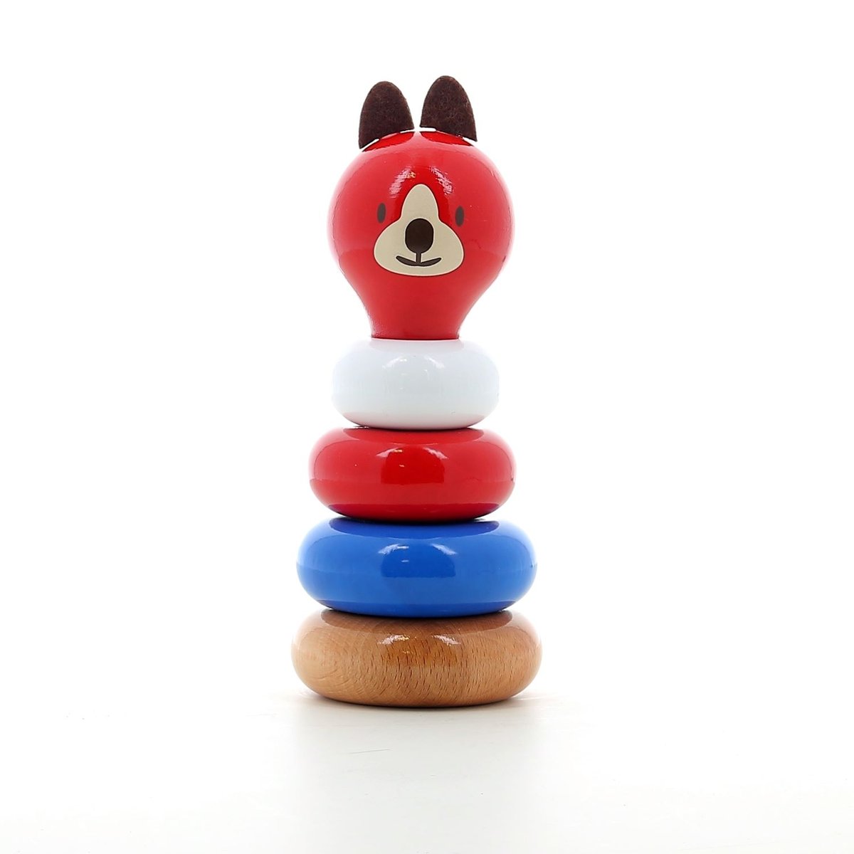 Empilable Lucien le chien rouge, VILAC