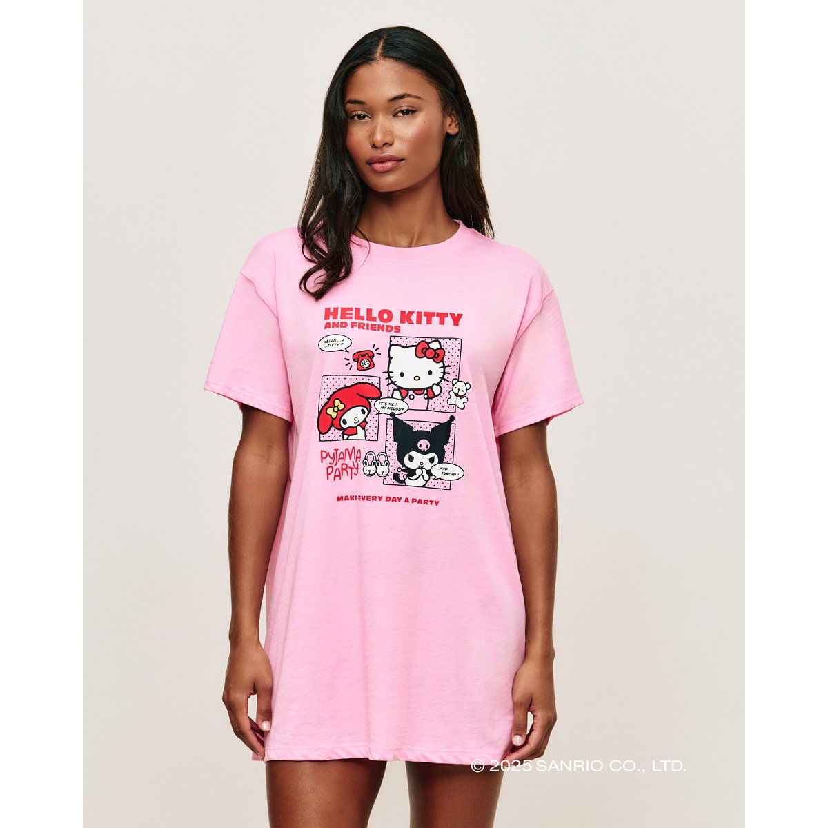 Set tunique et culotte Hello Kitty GIFTKITTYIZ rose, UNDIZ