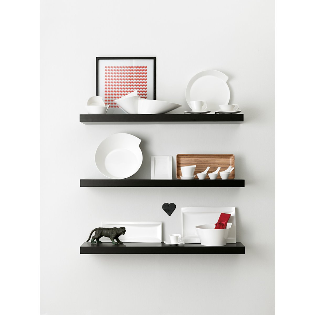 Soucoupe Tasse Moka - Nouveau NEWWAVE blanc, VILLEROY & BOCH