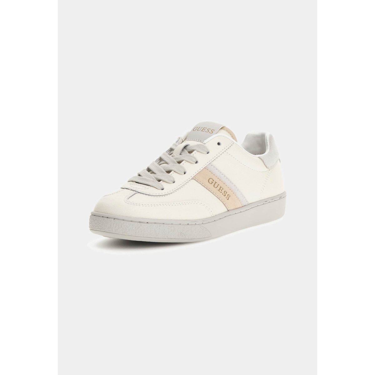 Sneakers Nolinas Daim blanc, GUESS