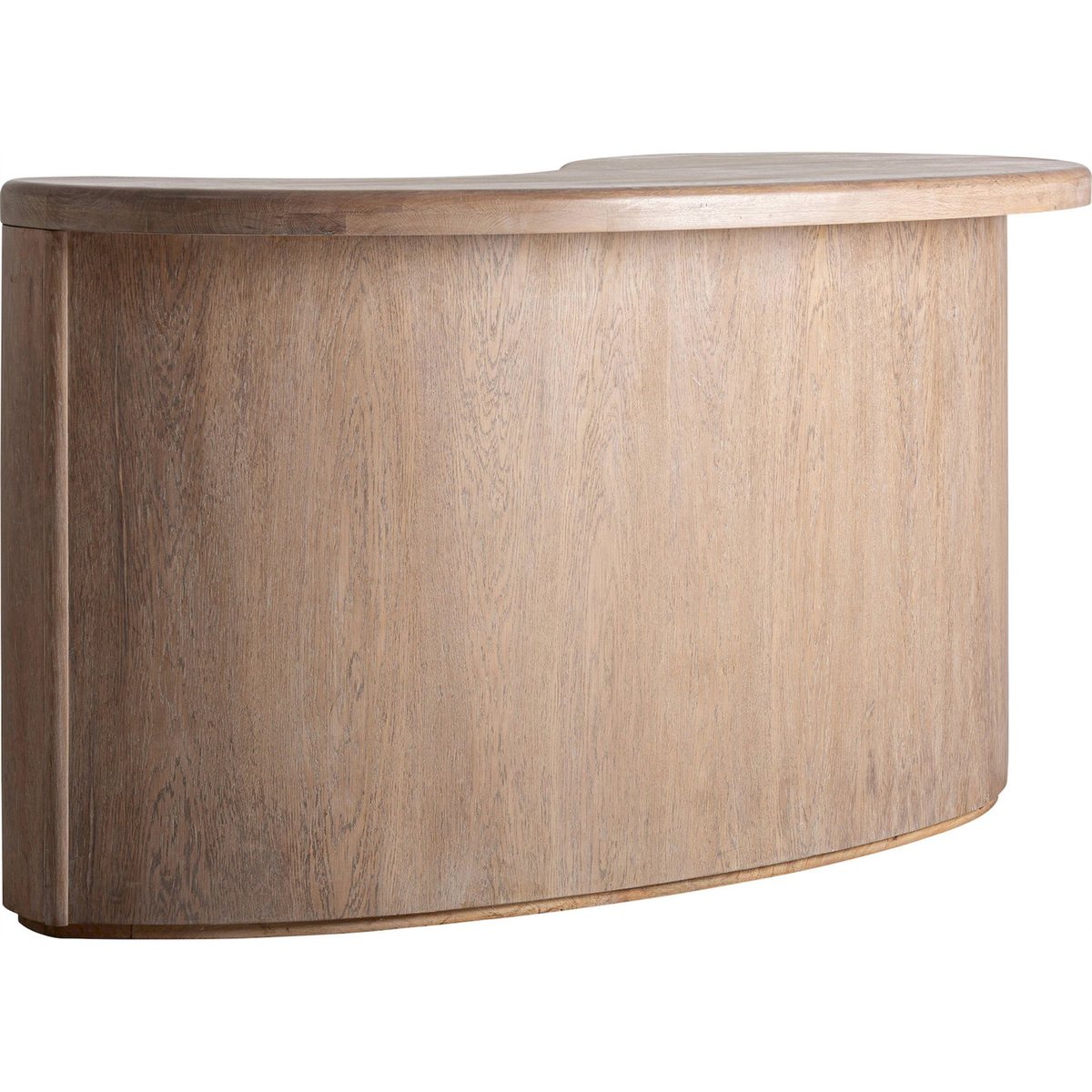 Comptoir de bar en chêne contemporain brun clair, RECOLLECTION