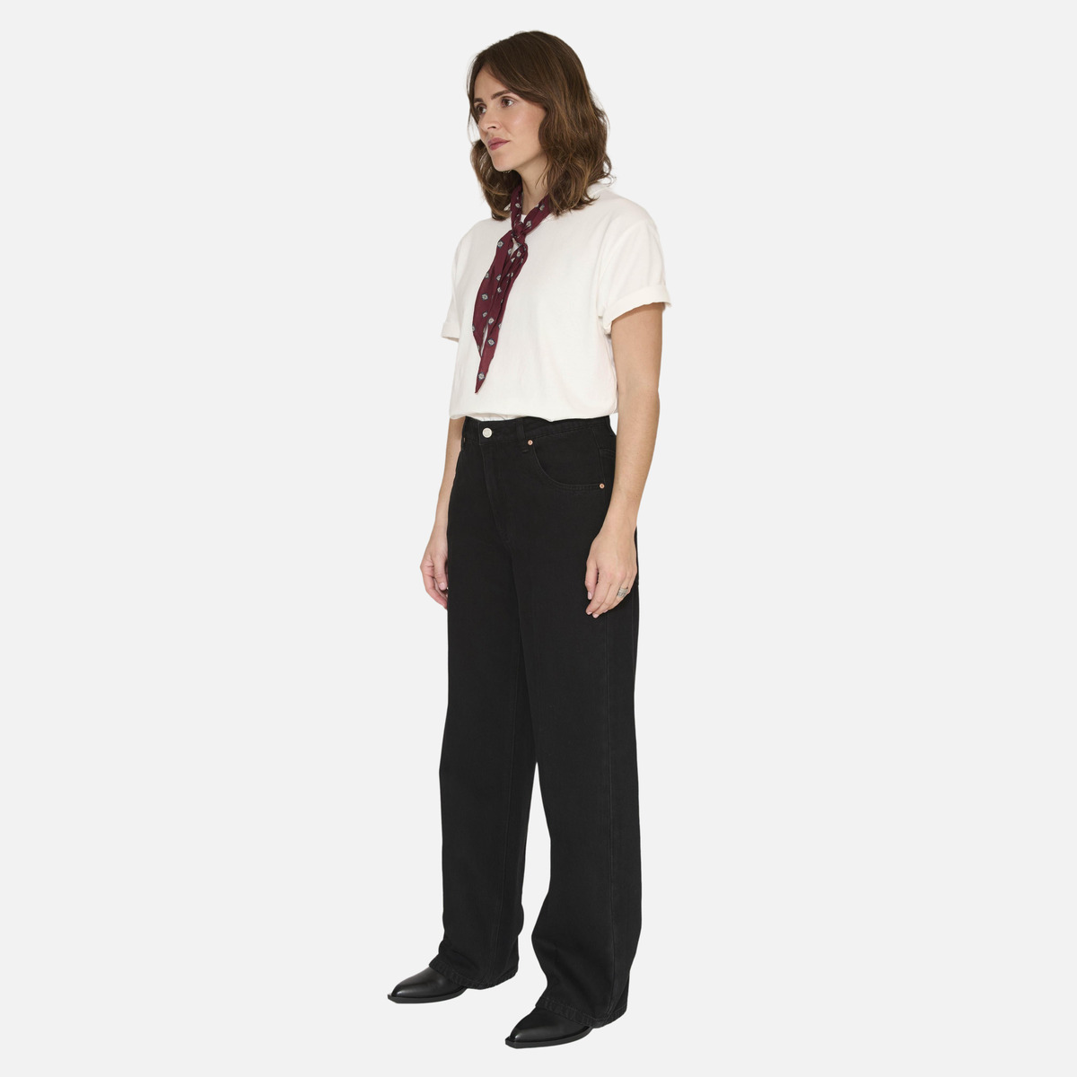 Jean THE JAMES WALL STREET DENIM black - elton wash, MKT STUDIO